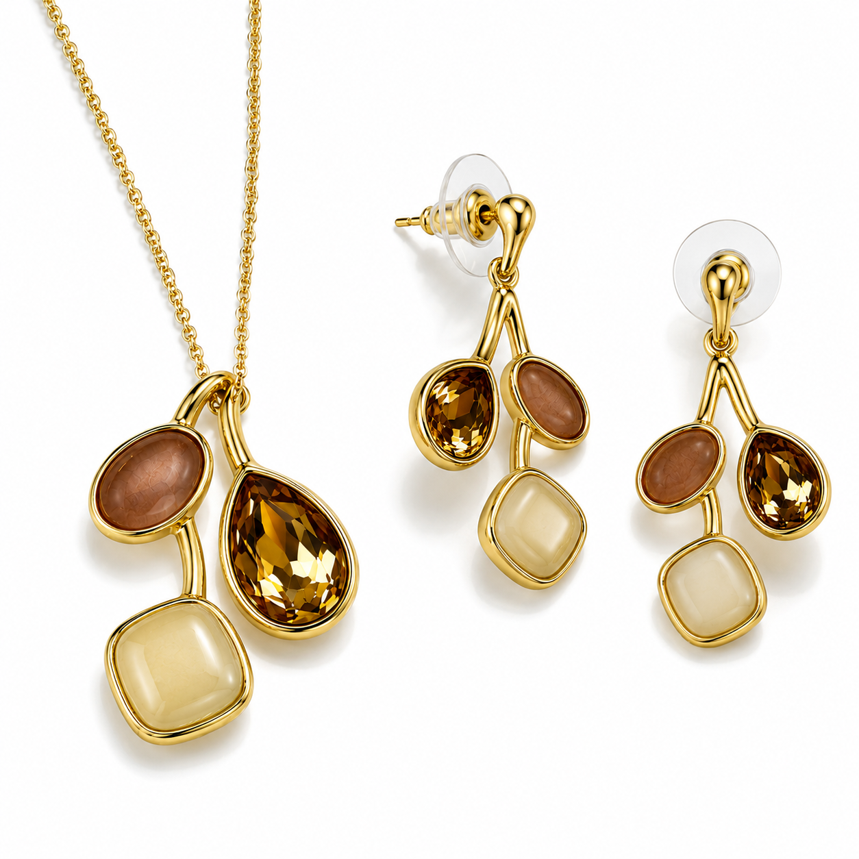 Golden Harmony Gold Plated Jewelry Set
